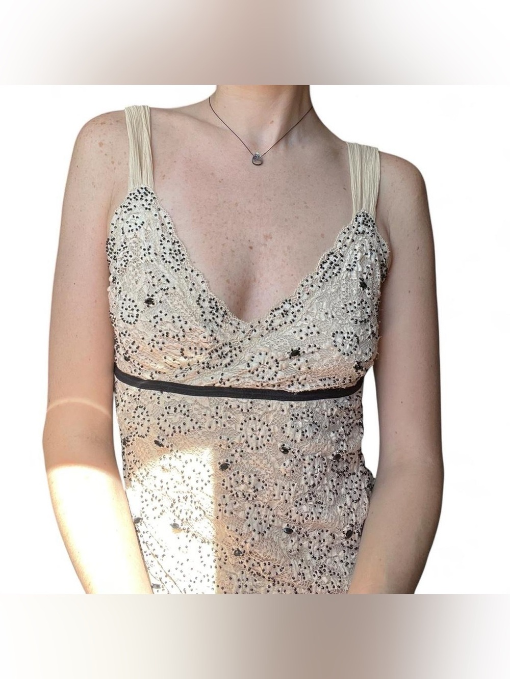 Vintage Ann Taylor Beaded Tank Top